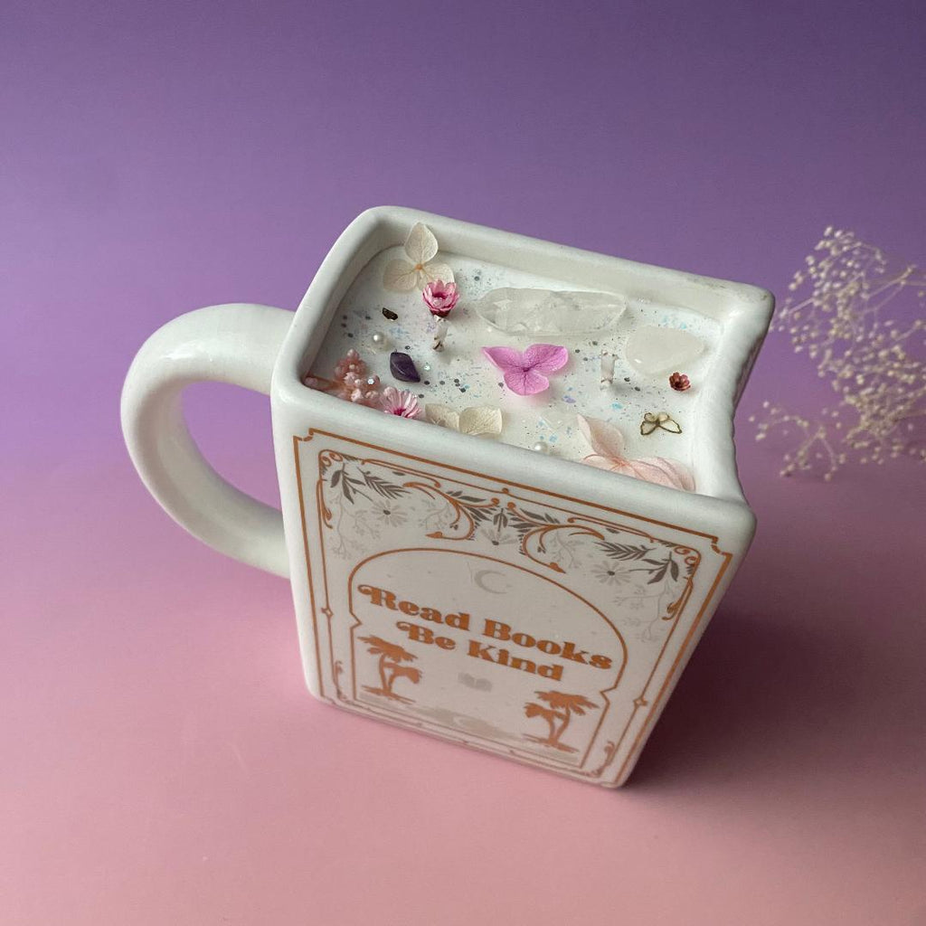 Vela Aromática Taza-libro