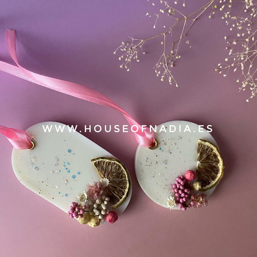 Ambientador armario fragancia frutal floral con flores preservadas hecho a mano House of Nadia