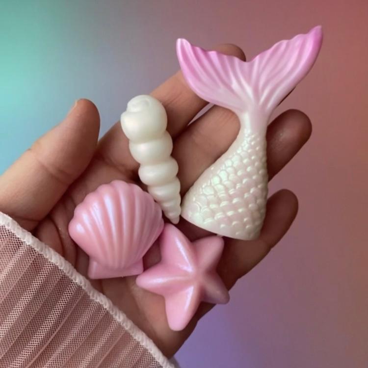 Wax melts con aroma a brisa marina en pastillas de cera