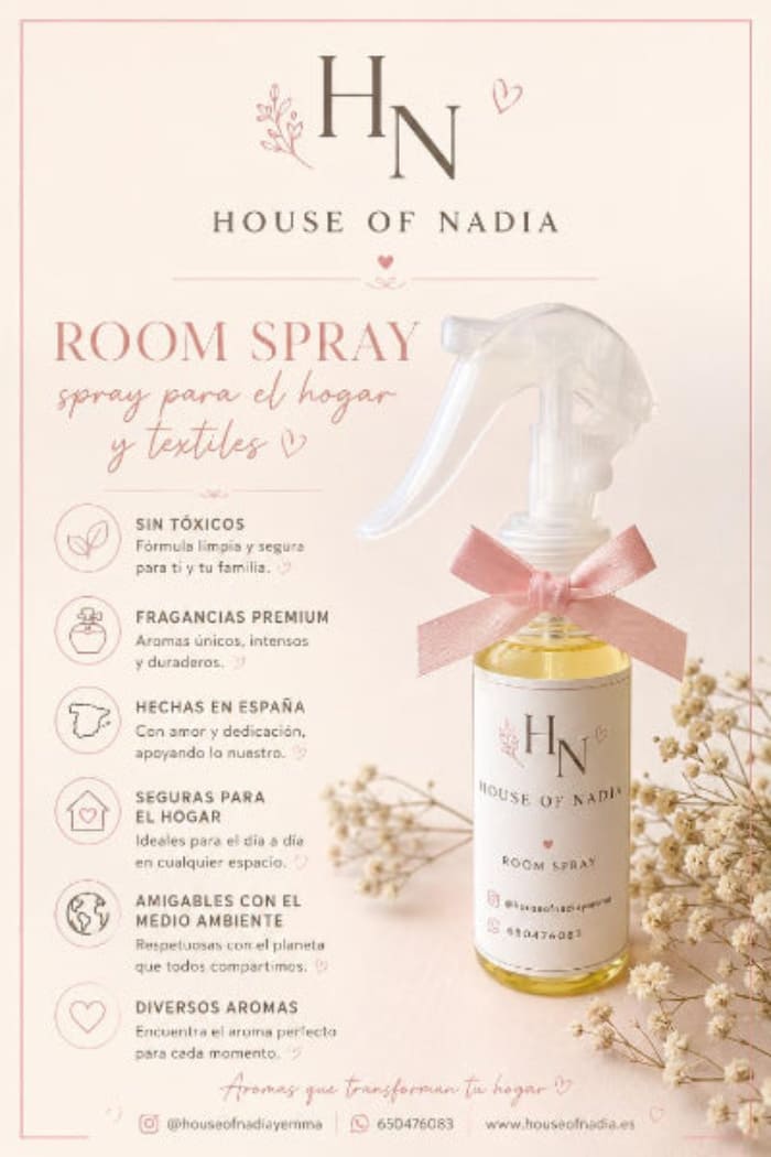 Bruma para el hogar - Room spray - House of Nadia