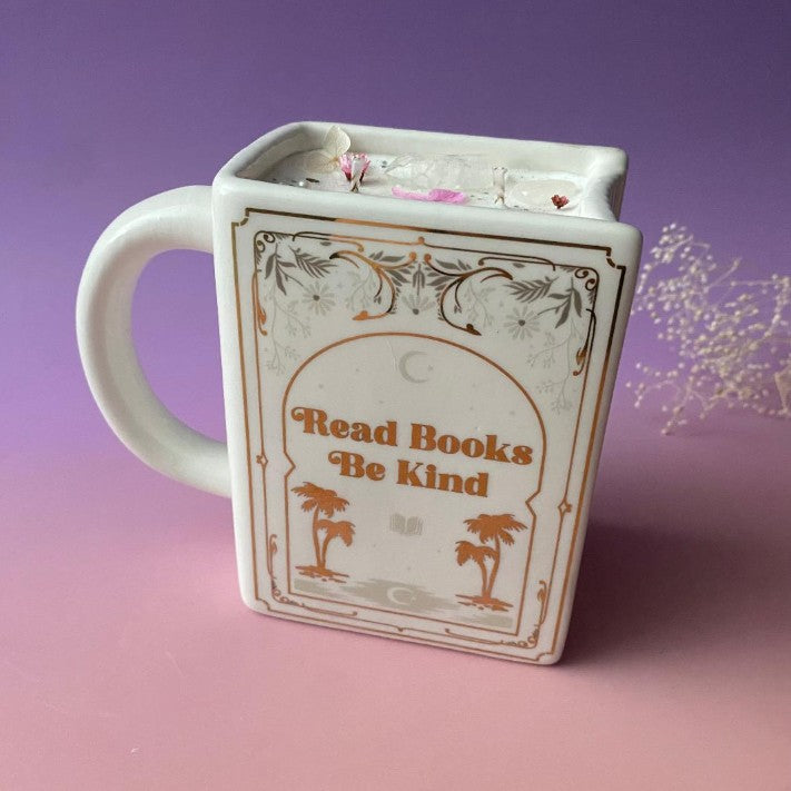 Vela Aromática Taza-libro