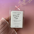 Vela aromática Daisy con aroma floral hecha a mano